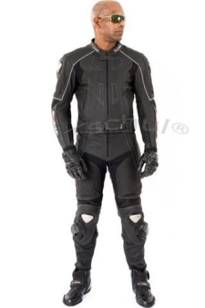 TSCHUL KOMBINEZON MOTOCYKLOWY SKÓRZANY 727 BLACK