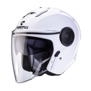CABERG KASK JET Z BLENDĄ  SOHO KOLOR BIAŁY POŁYSK