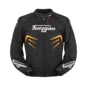 FURYGAN KURTKA MOTOCYKLOWA TEKST SKULL VENT ORANGE