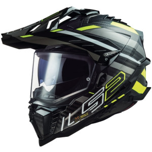 LS2 KASK OFF-ROAD MX701 EXPLORER C EDGE BLAC H-V Y
