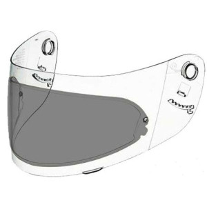 PINLOCK DARK SMOKE BELL MX-9 VISORS (MX-9 ADVENT)