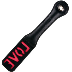 SexShop - Sportsheets Leather Impression Paddle – Packa do klapsów LOVE - online