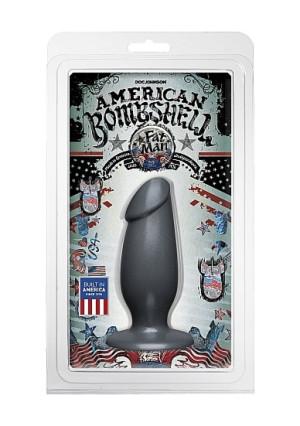 Zatyczka Analna jak penis - 0270-56-CD - Fat Man - Gun Metal