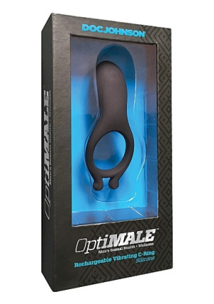 PIERŚCIEŃ Z WIBRACJAMI NA PENISA- Czarny 0690-30-BX - Rechargeable Vibrating C-Ring - Black