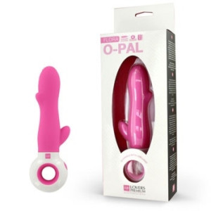 SexShop - Wibrator do punktu G z rączką LoversPremium - O-Pal Flora różowy - online