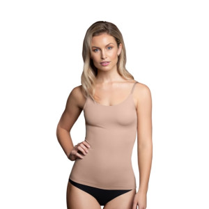 Koszulka modelująca - Bye Bra Invisible Singlet Nude S