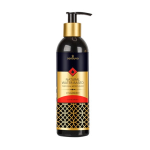 Wodny środek nawilżający - Sensuva Natural Water-Based Personal Moisturizer 240 ml  Truskawka