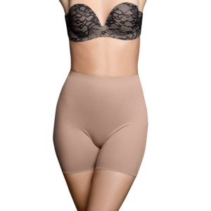 Majtki modelujące - Bye Bra Invisible Short Nude XL