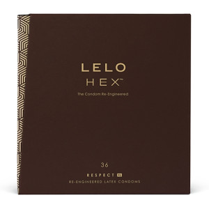 Prezerwatywy nowej generacji - Lelo HEX Condoms Respect XL 36 szt