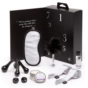 Zestaw 7 akcesoriów na cały tydzień - Fifty Shades of Grey Pleasure Overload A Week of Play 7 sztuk
