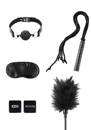 PIPEDREAM - ZESTAW BONDAGE FETYSZ 5elementów PLEASE KIT