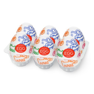TENGA Masturbator - Jajko Keith Haring Egg Street (1 sztuka)