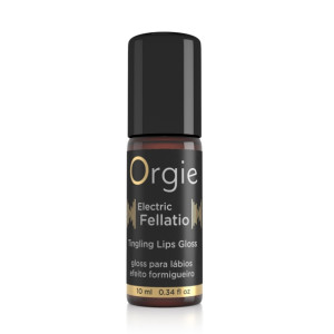 Błyszczyk do seksu oralnego - Orgie Sexy Vibe! Electric Fellatio Vibrating Gloss 10 ml