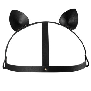 Kocie uszy opaska - Bijoux Indiscrets Maze Head Piece  Czarny