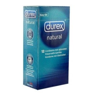 Wygodne prezerwatywy Durex Natural Condoms 12 sztuk