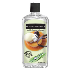 Smakowy żel nawilżający - Intimate Organics Vanilla Caramel Lube 120 ml wanilia i karmel