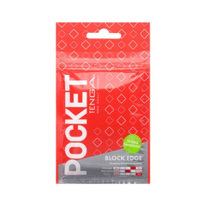 Masturbator kieszonkowy podręczny - Tenga Pocket Stroker Block Edge