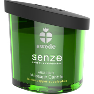 Swede - Świeca Do Masażu Senze Arousting Cytryna Pieprz Eukaliptus 150 ml