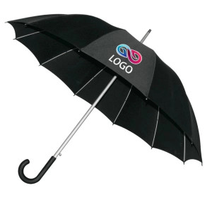 Elegancki parasol Basel - Czarny