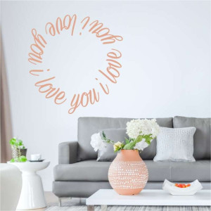 Szablon malarski I love you 2338