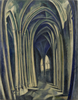 Reprodukcja Saint-Severin No. 3 - Robert Delaunay