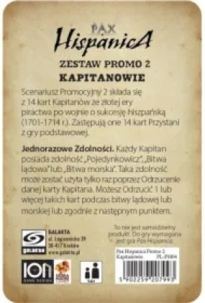 Pax Hispanica Zestaw 2 Kapitanowie