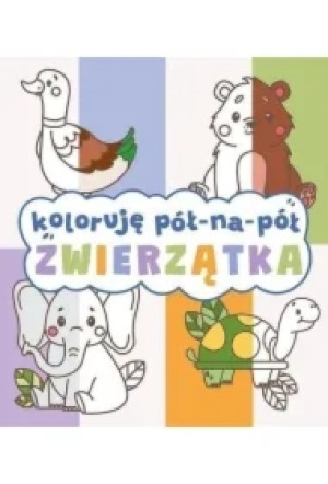 Zwierzątka. Koloruję pół na pół