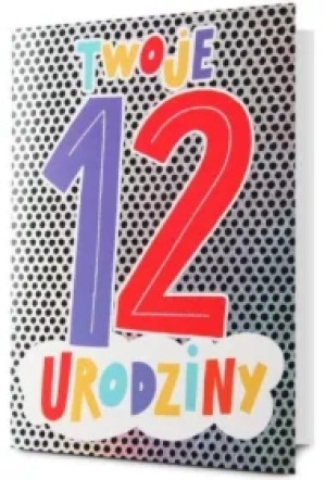 Karnet okazjonalny B6 z kopertą 12 Urodziny PAN DRAGON STAR-141
