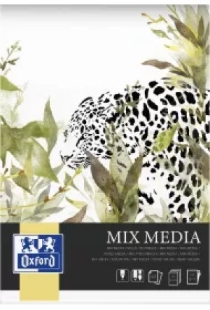 Blok artystyczny mix media A3 klejony biały