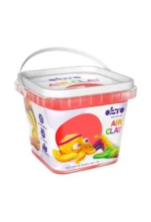 Okto Zestaw lekkiej powietrznej ciastoliny czerwonej