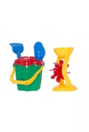 Komplet Kwiatek z młynkiem 5el MIX