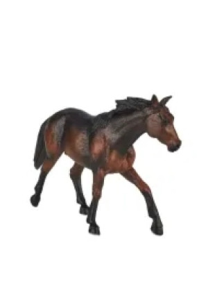 Figurka Koń Quarter Horse gniady przydymiony