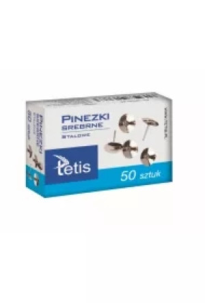 Pinezki GP090-AS srebrne