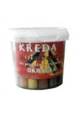 Kreda szkolna M3 kolorowa okrągła