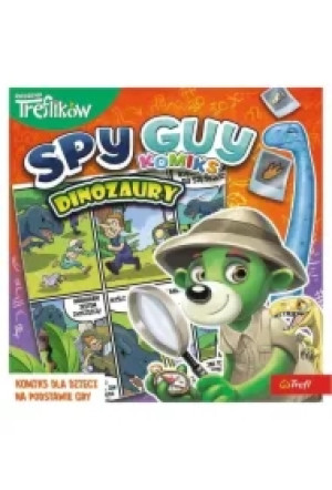 Komiks Spy Guy Dinozaury Rodzina Treflików