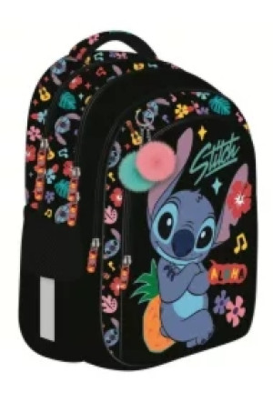 Plecak plecak 4-komorowy Stitch Black Aloha 16 cali