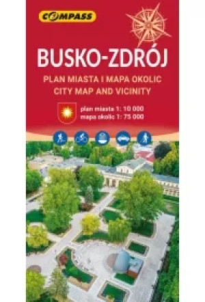 Busko-Zdrój Plan miasta i mapa okolic plan miasta skala 1 : 10 000