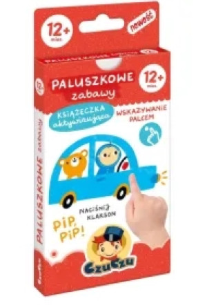 Paluszkowe zabawy CzuCzu. Książeczka aktywizująca 12m+