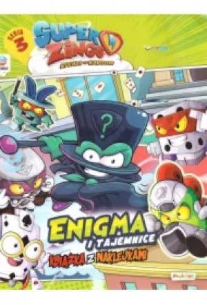 SuperZings Enigma i tajemnice. Książka z naklejkami. Seria 3