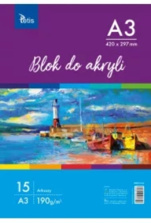 Blok do akryli A3