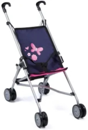 Wózek spacerówka dla lalek granatowy Buggy