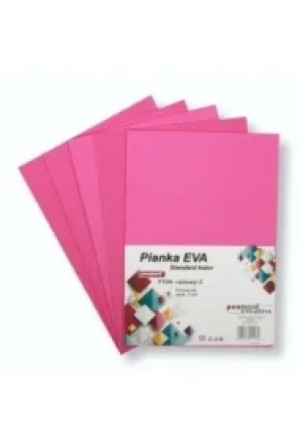 Pianka standard A4 Eva różowa 5 szt