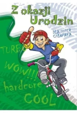 Karnet Young B6 + koperta. Wzór nr 002 Urodziny