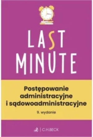 Postępowanie administracyjne i sądowoadministracyjne + testy online
