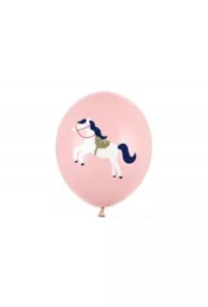 Balony Konik Pastel Pale Pink