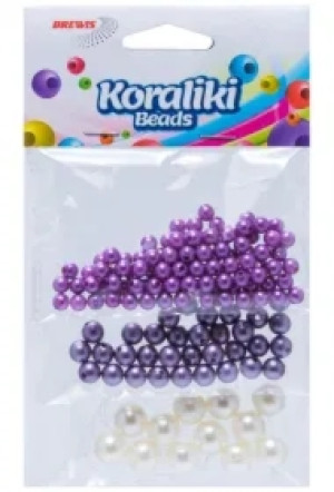 Koraliki do nawlekania 3 kolory 36g