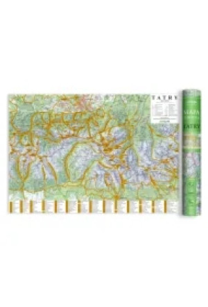 Mapa zdrapka Tatry 1:50 000