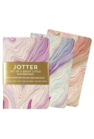 Notatniki Jotter Agat 9x14cm, 3szt