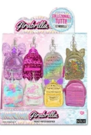 BRELOK MINI TOREBECZKA  GIRABRILLA mix 24