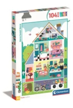 Puzzle 104 el. Maxi SuperColor. Home sweet home